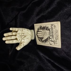 David Lawrence Palmistry hand plus book